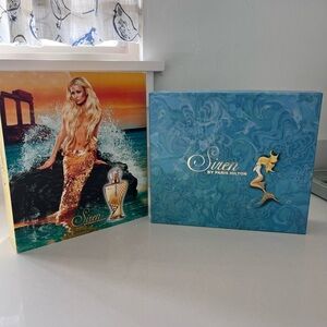 VINTAGE Siren by Paris Hilton Mermaid Gift Set Box Original Spray Perfume Charm